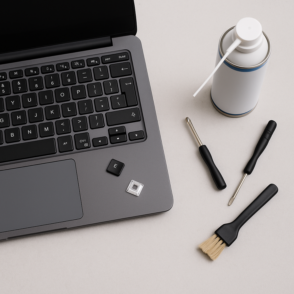 Probleemoplossing bij niet-werkende toetsen van een laptoptoetsenbord