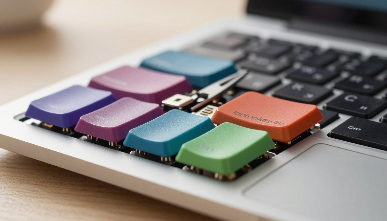 Opbouw van een laptoptoets